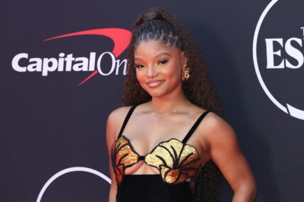 2024 ESPY Awards - Arrivals. 12 Jul 2024 Pictured: Halle Bailey. Photo credit: CraSH/imageSPACE / MEGA TheMegaAgency.com +1 888 505 6342 (Mega Agency TagID: MEGA1165227_068.jpg) [Photo via Mega Agency]