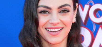 Mila Kunis smiling close up