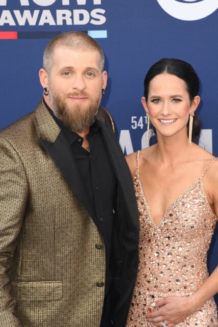 Brantley Gilbert and wife at 54th Annual ACM Awards, Arrivals, Grand Garden Arena