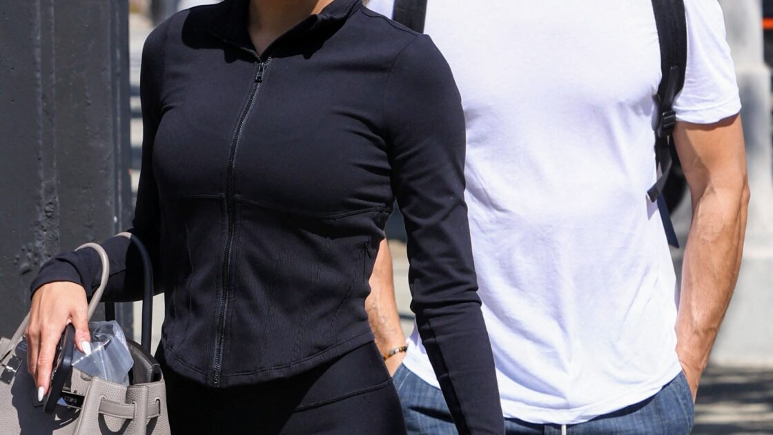 Brooks Nader and Gleb Savchenko are seen leaving dance rehearsals at DWTS