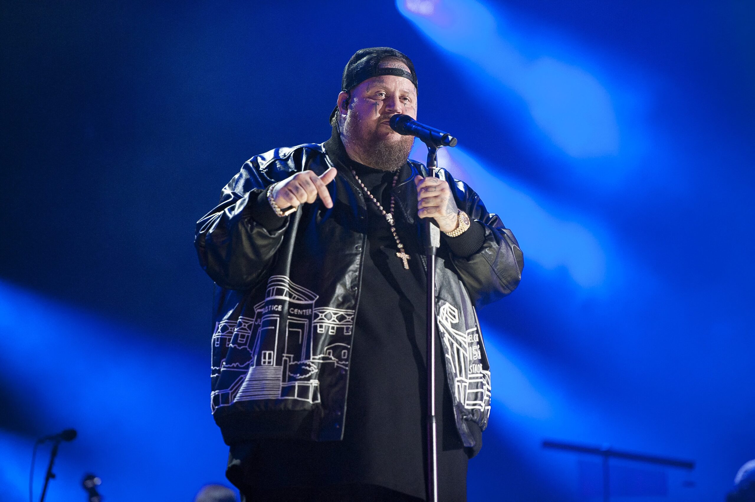 Jelly Roll performing at CMA Music Festival 2024