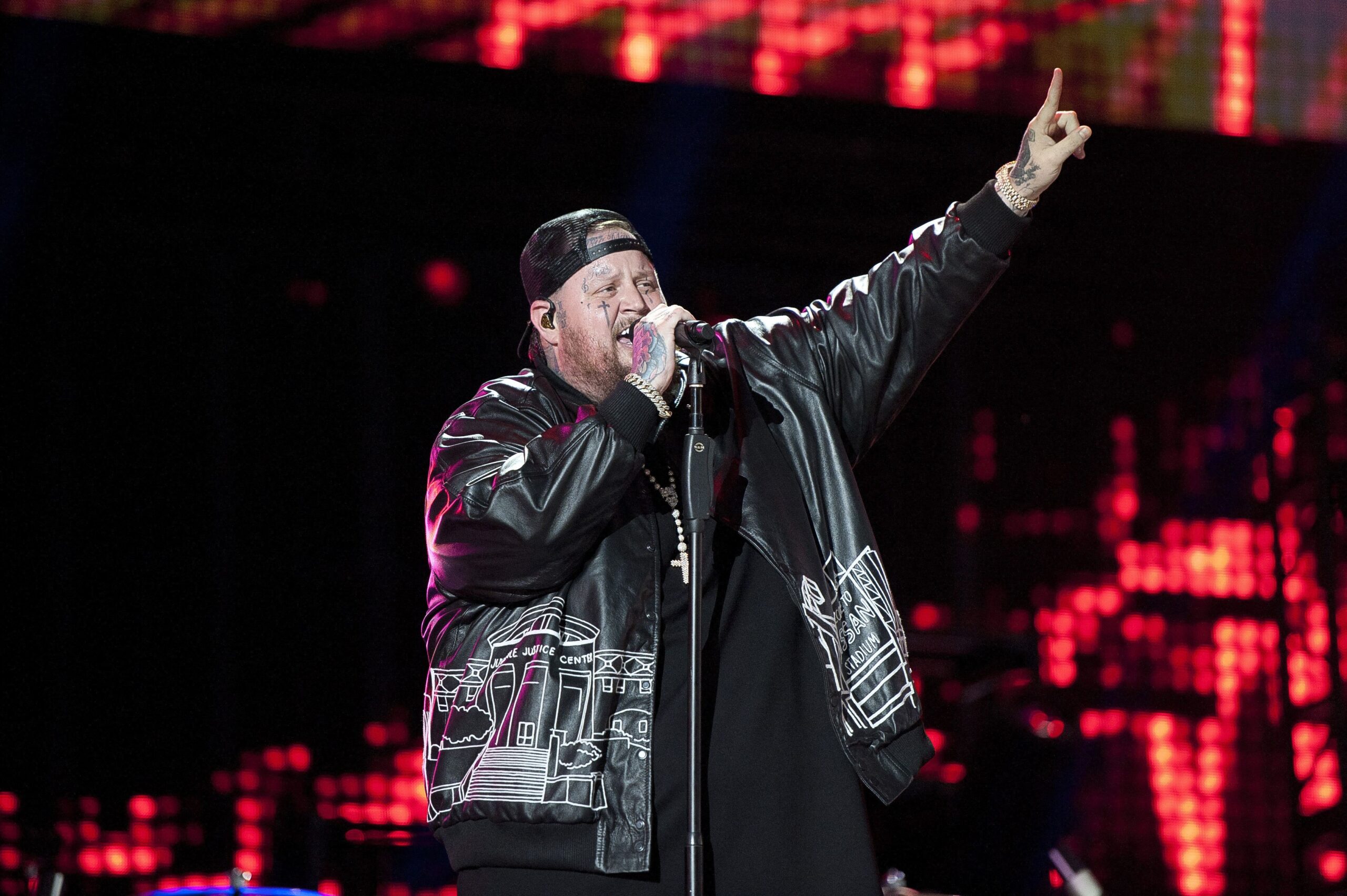 Jelly Roll performing at CMA Music Festival 2024