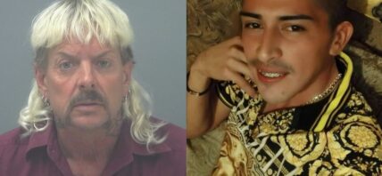 Joe Exotic (left) Joe Exotic's Fiancé (right0