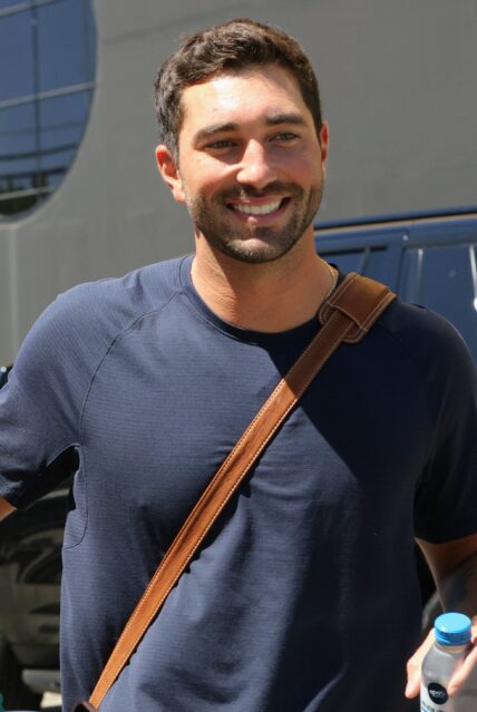 The Bachelor star Joey Graziadei seen at DWTS rehearsal