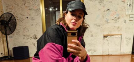 Raygun taking a mirror selfie