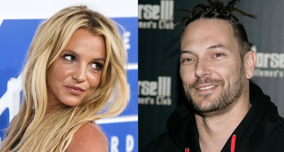 Britney Spears, Kevin Federline photo collage
