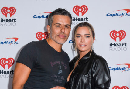 Edwin Arroyave and Teddi Mellencamp at iHeartradio Music Festival - day 1