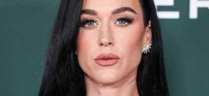 Katy Perry poses close up