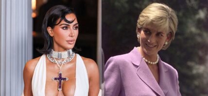 Kim Kardashian, Princess Diana photo collage