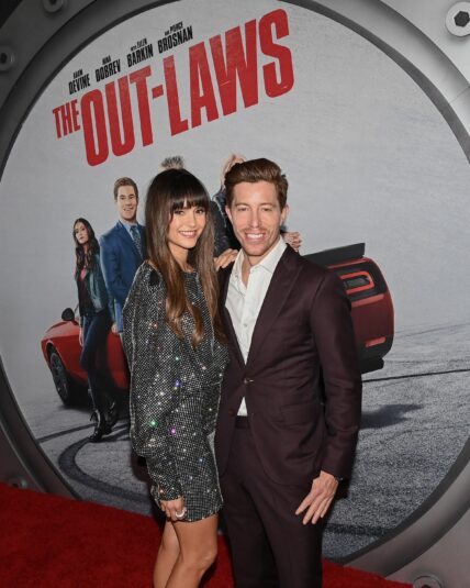 Nina Dobrev and Shaun White at the Los Angeles Premiere Of Netflix's ''The Out-Laws.'"