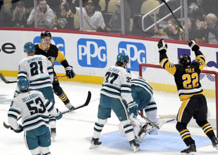 Pens Jesse Puljujarvi and Sam Poulin Celebrates Goal
