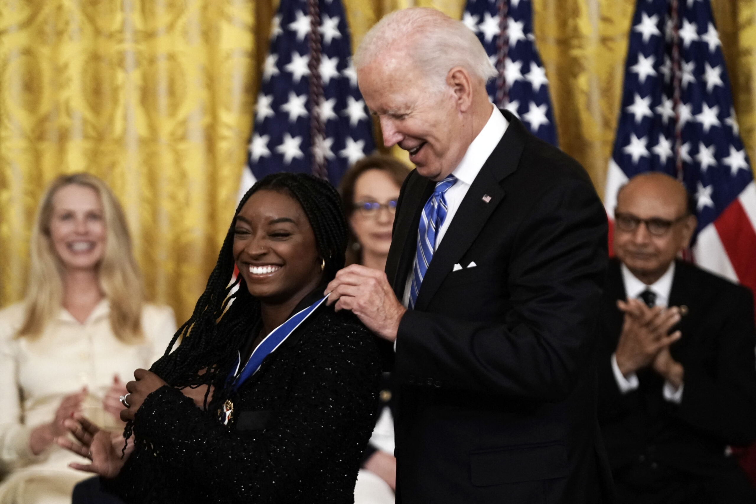 Biden Presents the Medal of Freedom to Simone BIles