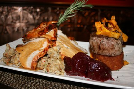 A New York steakhouse is offering the world’s most expensive Thanksgiving dinner