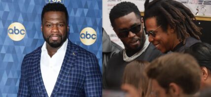 50 Cent, Diddy, Jay-Z, photo collage