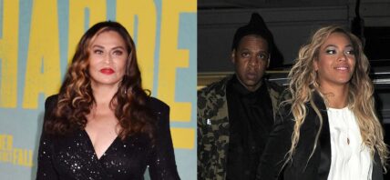 Tina Knowles-Lawson, Jay-Z, Beyoncé photo collage