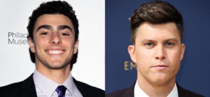 Luigi Mangione (left) Colin Jost (right)