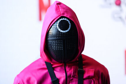 Pink guard at Netflix's 'Squid Game' Los Angeles FYSEE Special Event