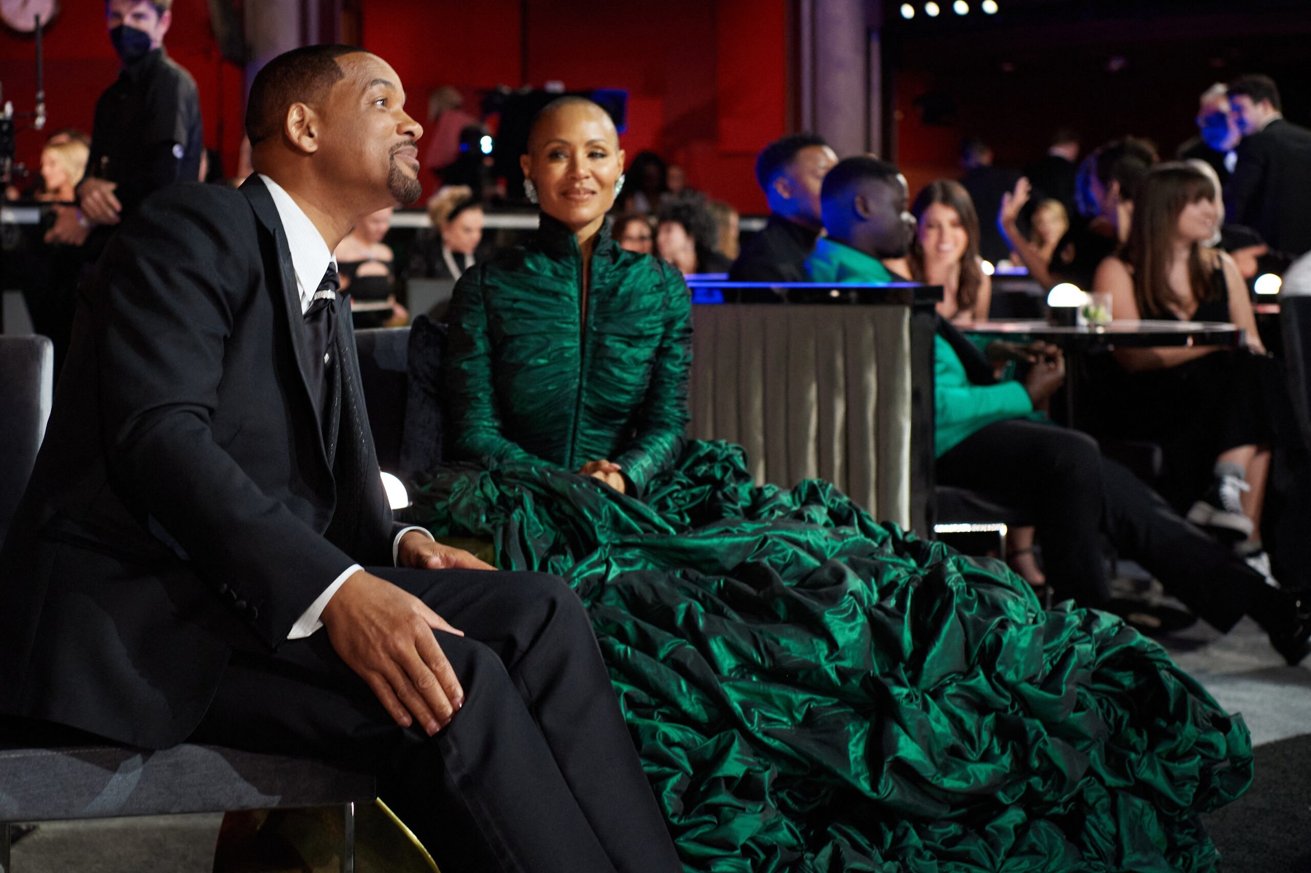 Will Smith and Jada Pinkett Smith at Oscars