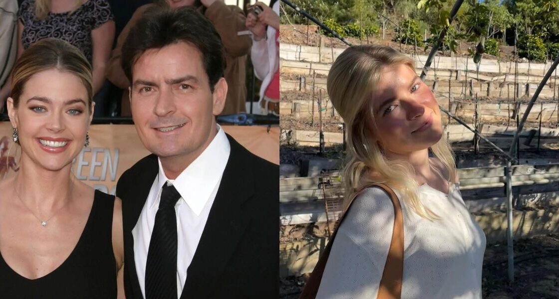 Charlie Sheen, Denise Richards, Lola Sheen photo collage