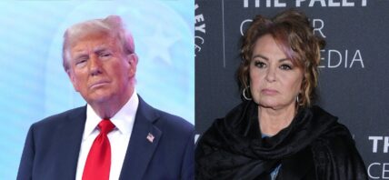 Donald Trump, Roseanne Barr photo collage