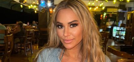 Kindly Myers In Tropical Bikini Enjoys Dinner In Costa Rica