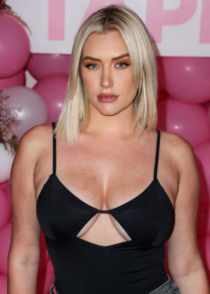 WEST HOLLYWOOD, LOS ANGELES, CALIFORNIA, USA - JULY 25: Booby Tape USA Launch Party held at Stanley Social on July 25, 2019 in West Hollywood, Los Angeles, California, United States. 25 Jul 2019 Pictured: Anastasia Karanikolaou, Stassie Karanikolaou. Photo credit: Xavier Collin/Image Press Agency/MEGA TheMegaAgency.com +1 888 505 6342 (Mega Agency TagID: MEGA473617_016.jpg) [Photo via Mega Agency]