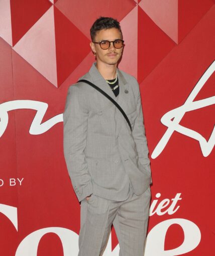 Romeo Beckham at the Fashion Awards 2022, Royal Albert Hall, Kensington Gore, on Monday 05 December 2022 in London, England, UK. CAP/CAN ©CAN/Capital Pictures. 05 Dec 2022 Pictured: Romeo Beckham. Photo credit: CAN/Capital Pictures / MEGA TheMegaAgency.com +1 888 505 6342 (Mega Agency TagID: MEGA924030_039.jpg) [Photo via Mega Agency]