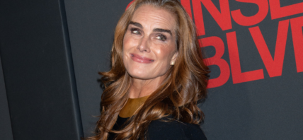 Brooke Shields at the Opening Night of Sunset Boulevard on Broadway.