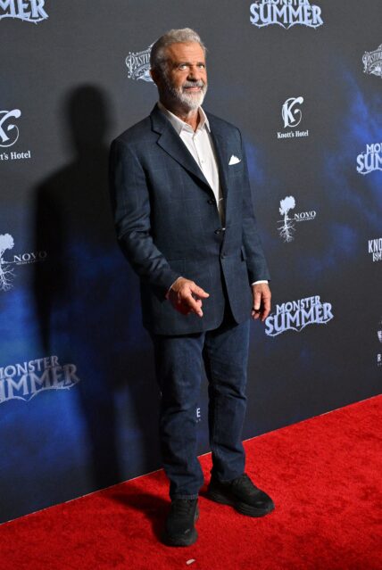 Mel Gibson arriving to the "Monster Summer" Special Screening at Directors Guild of America Theatre on September 24, 2024 in Hollywood, CA.