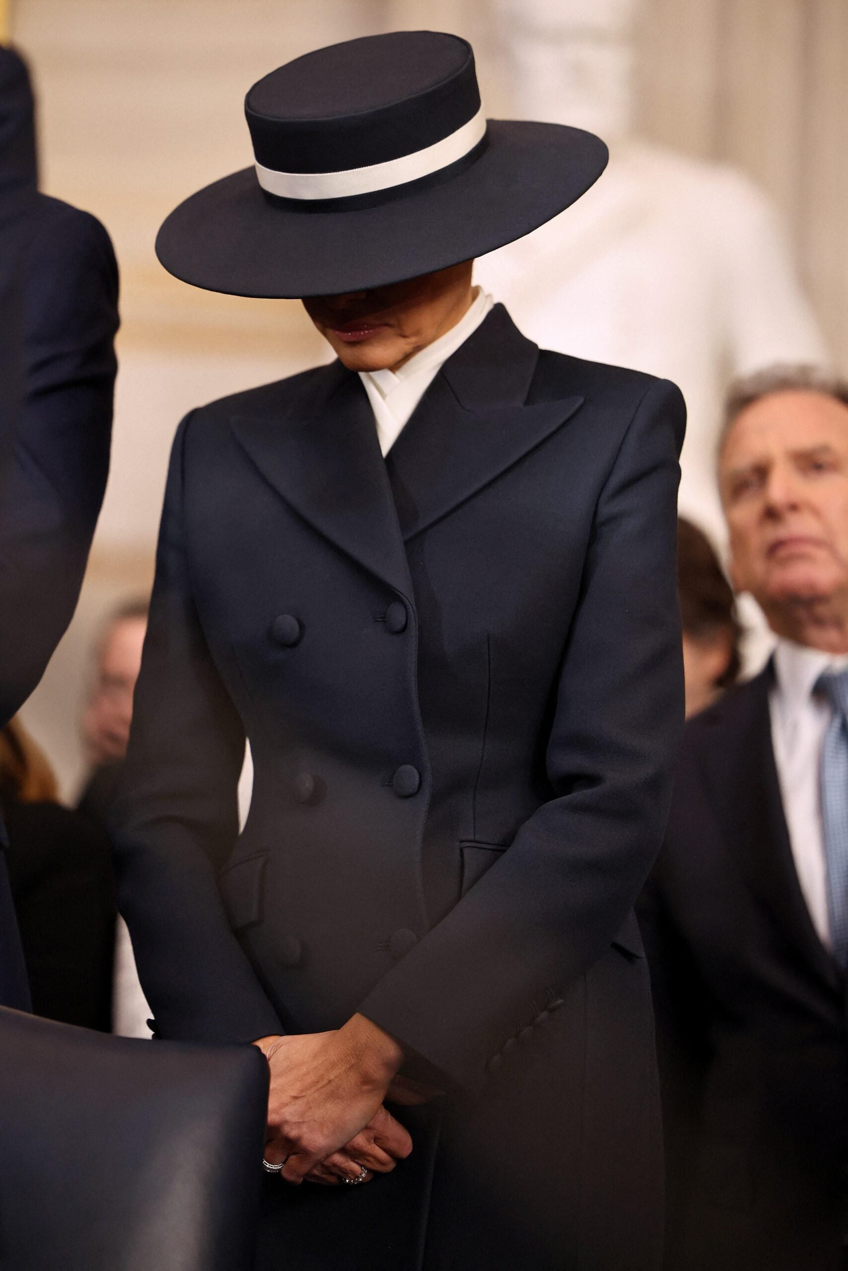 Melania Trump during President Trump's inauguration