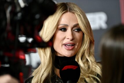 Paris Hilton at Formula 1 Heineken Silver Las Vegas Grand Prix.