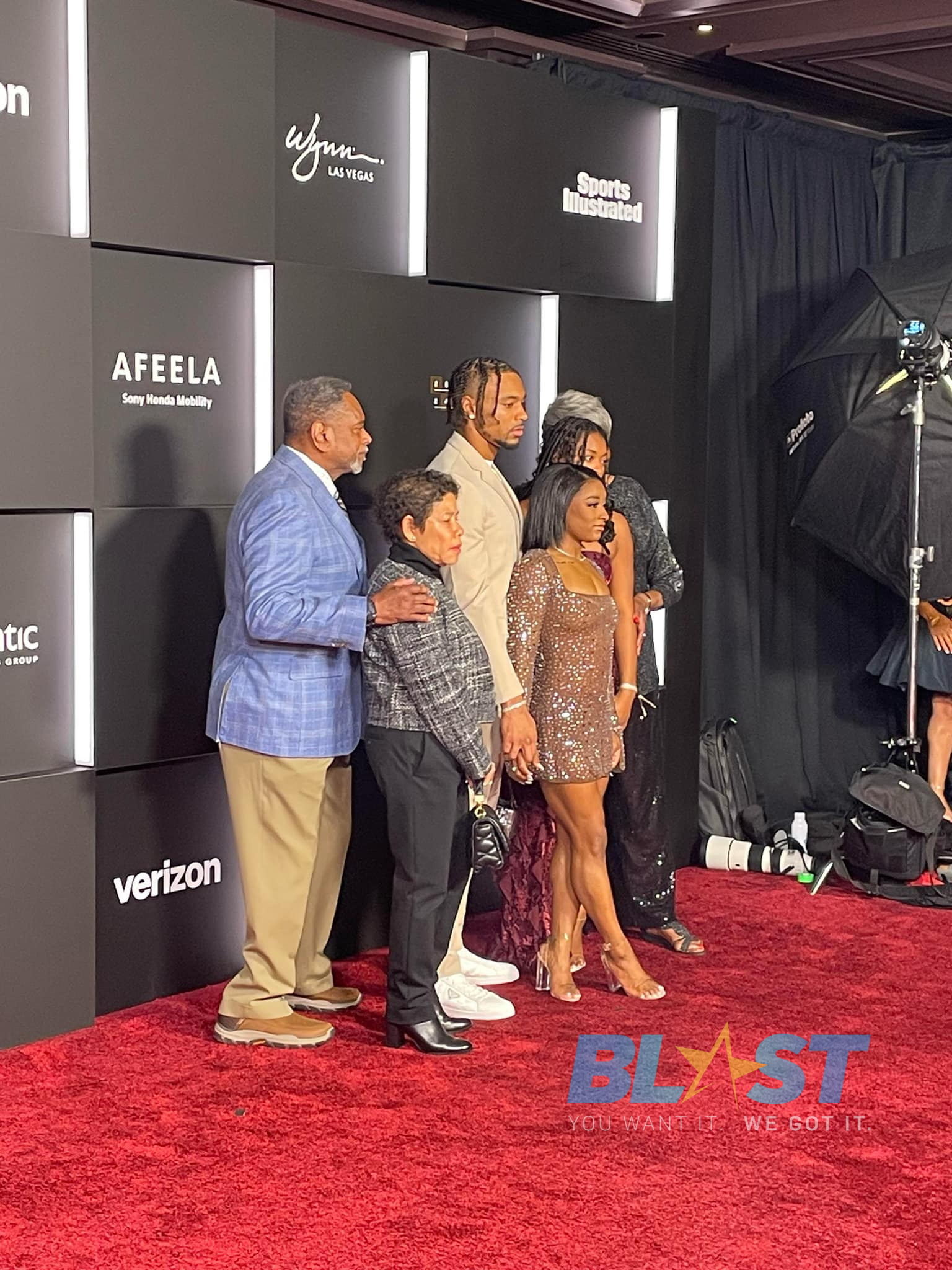 Simone Biles and family