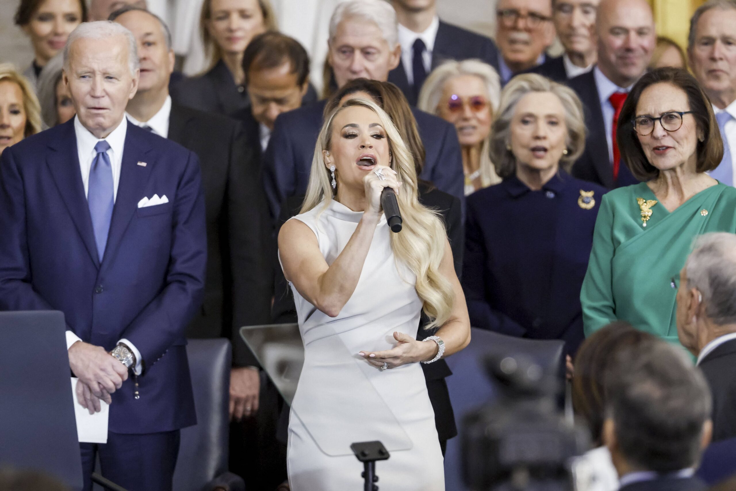 Carrie Underwood singing