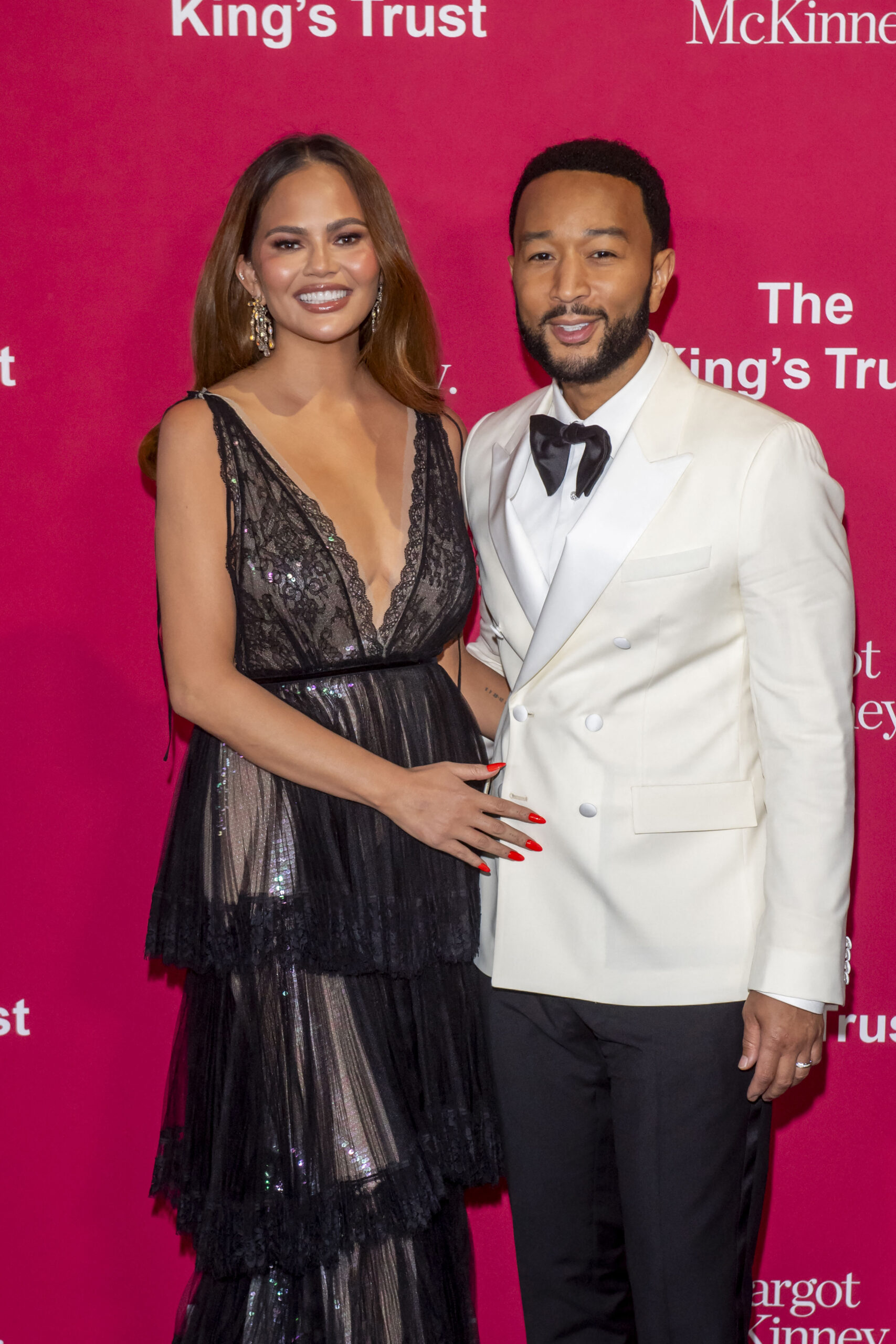Chrissy Teigen and John Legend at The King's Trust Global Gala 2024
