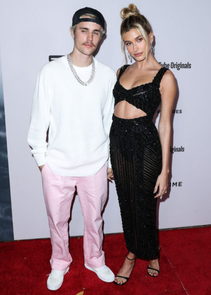 Justin Bieber and Hailey Bieber at Los Angeles Premiere Of YouTube Originals' 'Justin Bieber: Seasons'