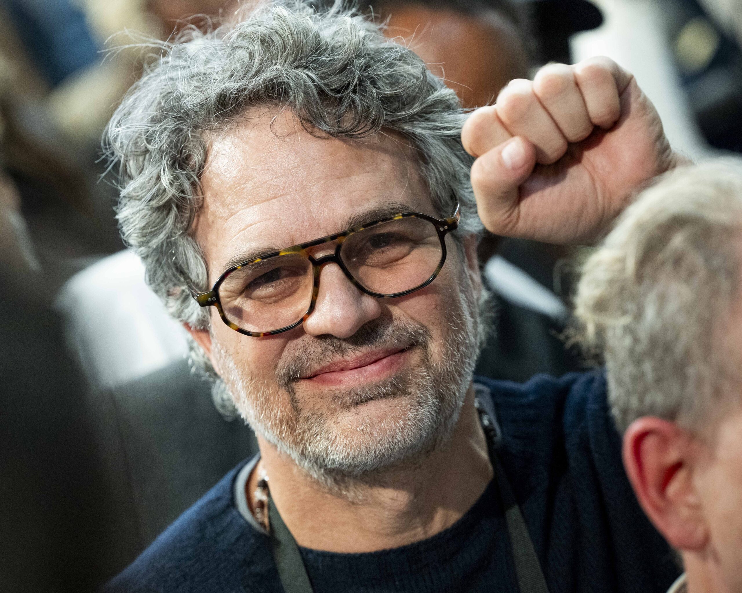 Mark Ruffalo at Kamala Harris rally