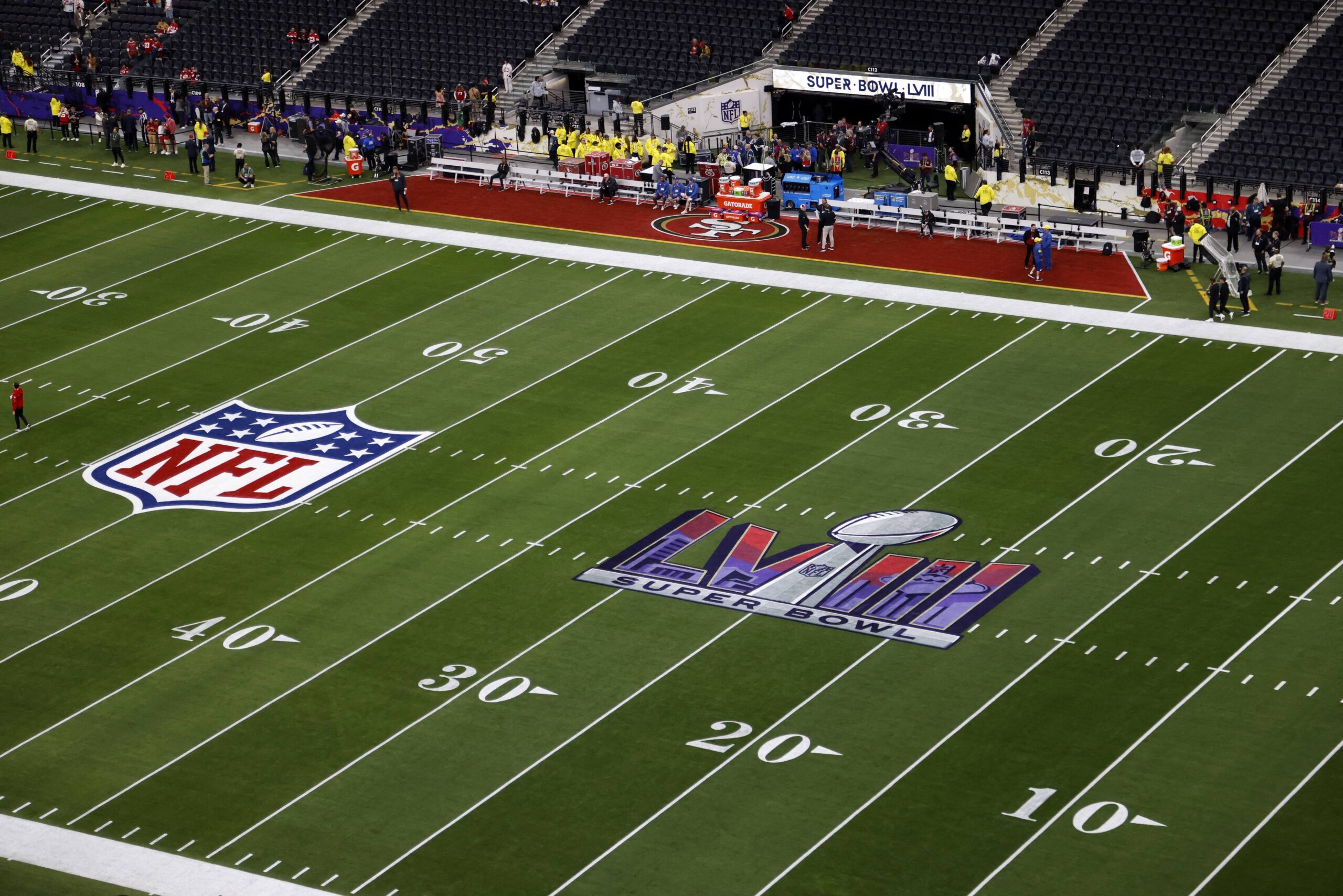 Super Bowl LVIII FEB 11 field