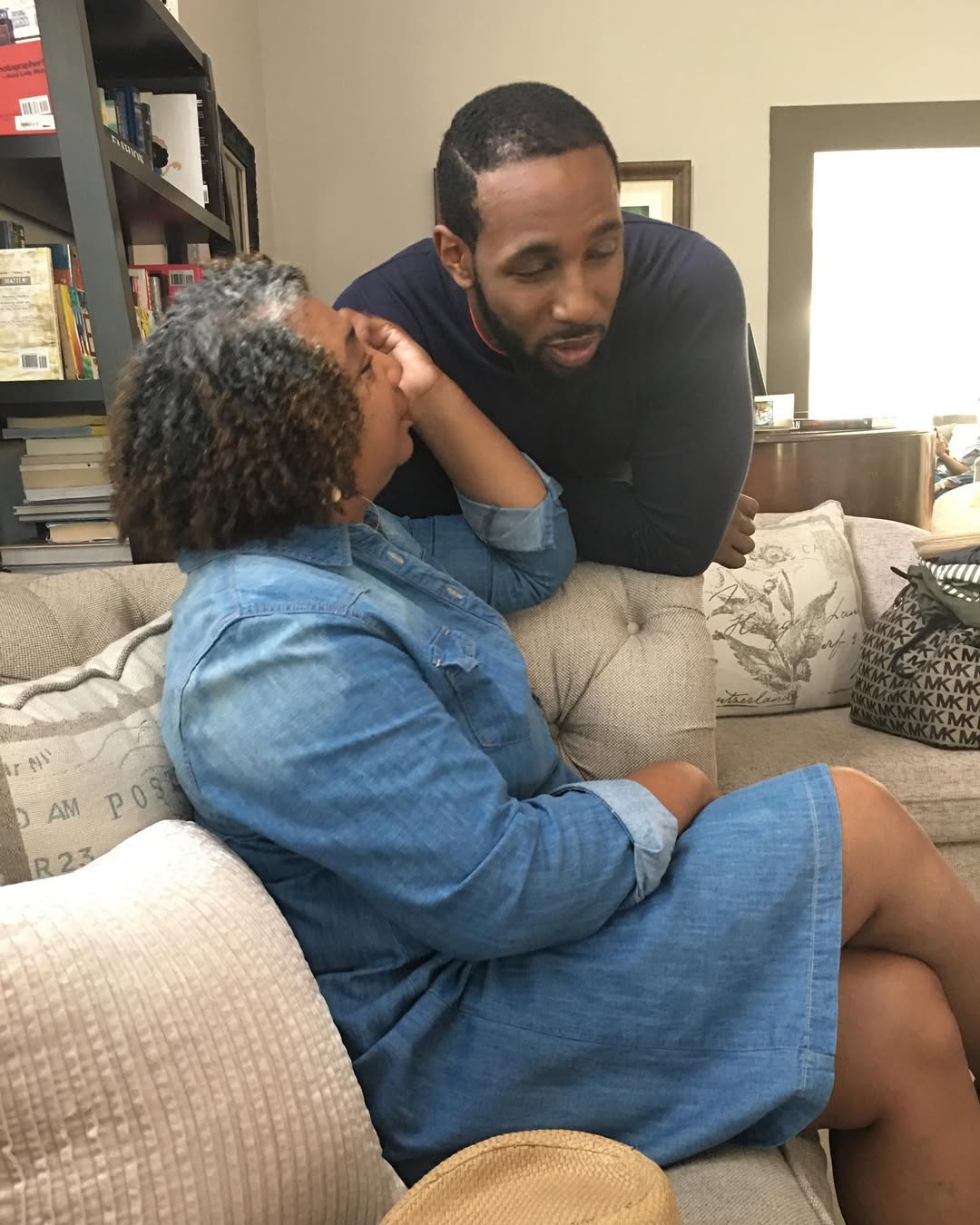 Stephen tWitch Boss posing with his mom