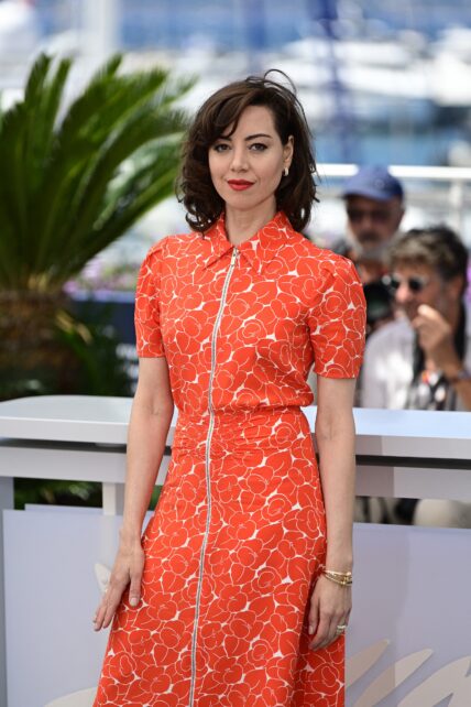 Aubrey Plaza attends Megalopolis Photocall