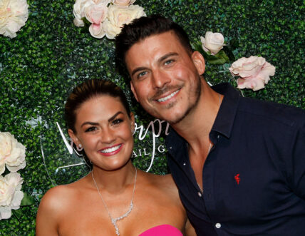 Brittany Cartwright and Jax Taylor posing together for a picture.