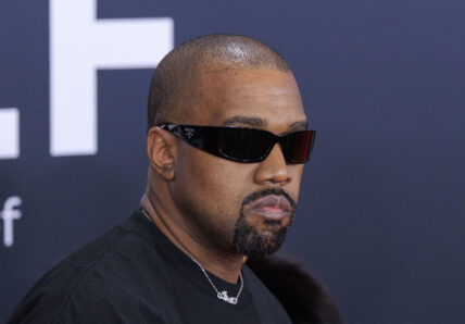 Kanye West wearing sunglasses