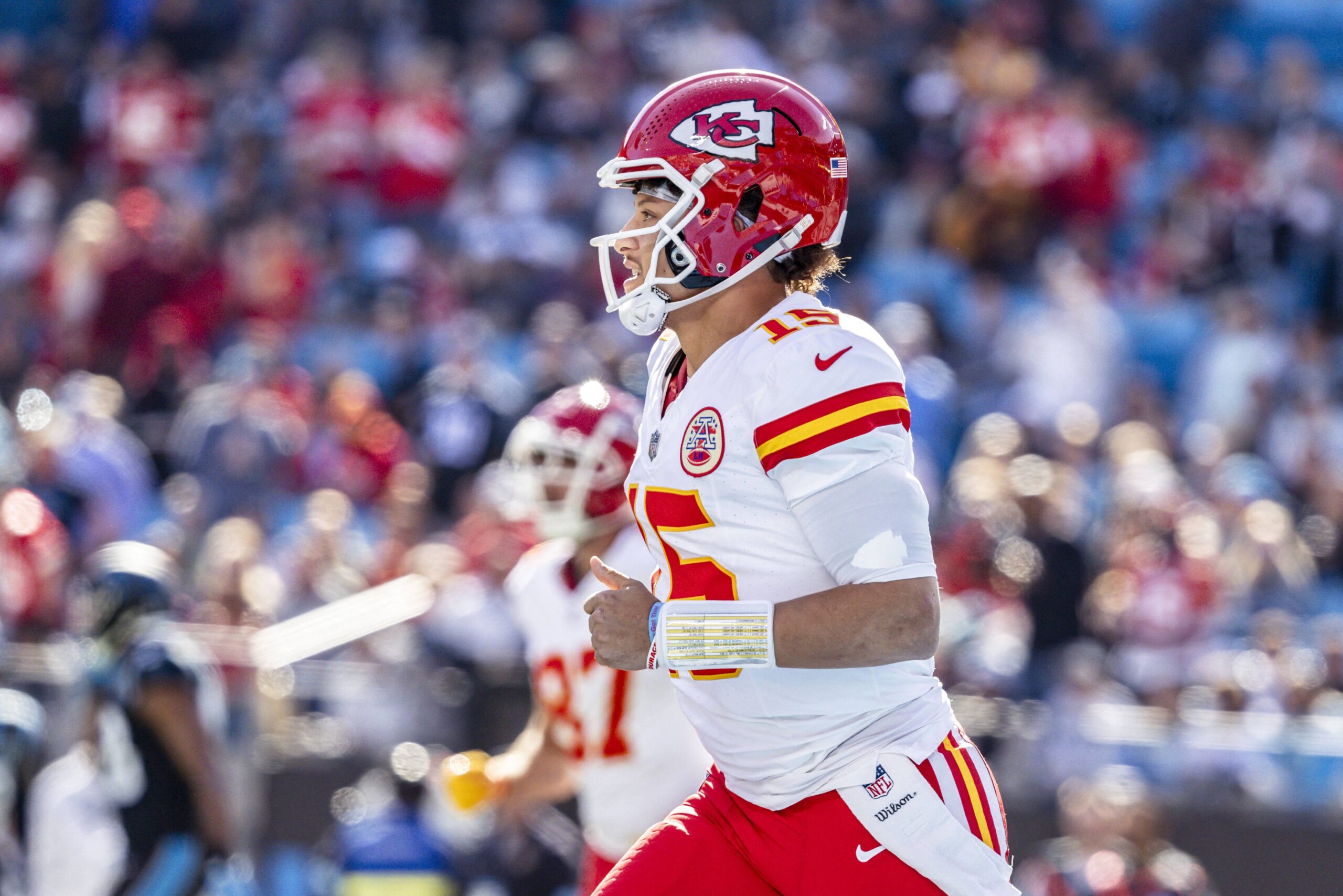 Patrick Mahomes in Chiefs uniform