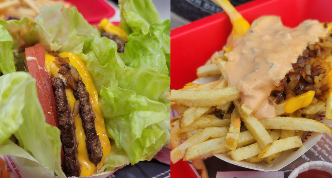 In-N-Out burgers and fries