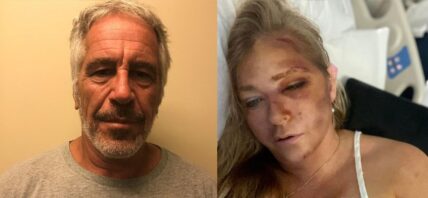 Jeffrey Epstein, Virginia Giuffre photo collage