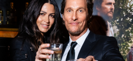 The McConaugheys toast to the premiere of Matthew’s new film, 'The Rivals of Amziah King'