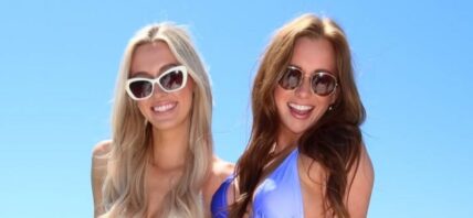 Dallas Cowboys Cheerleaders pose for the camera.