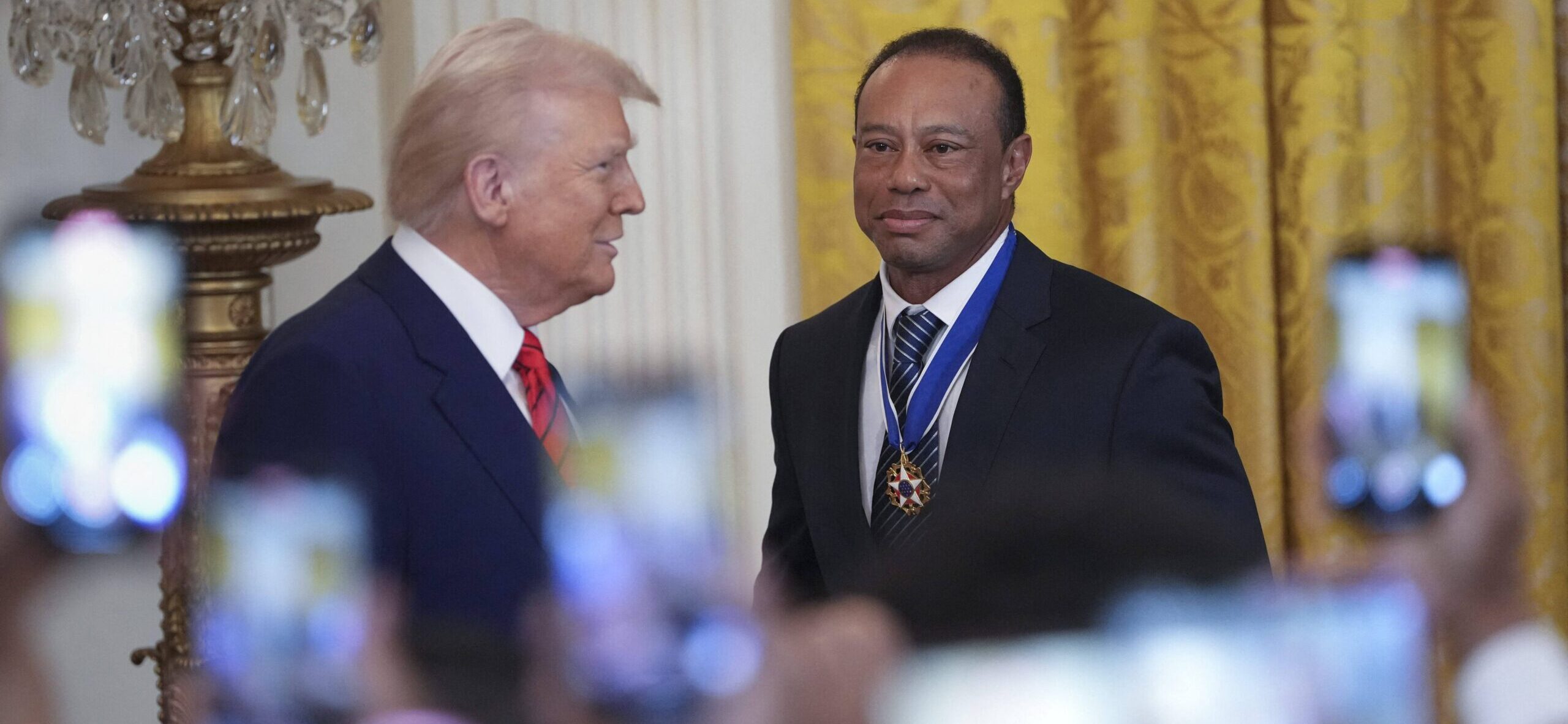 Donald Trump and Tiger Woods