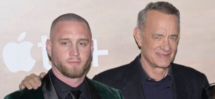 Tom Hanks and Chet Hanks at 'Masters Of The Air' Series Premiere Los Angeles