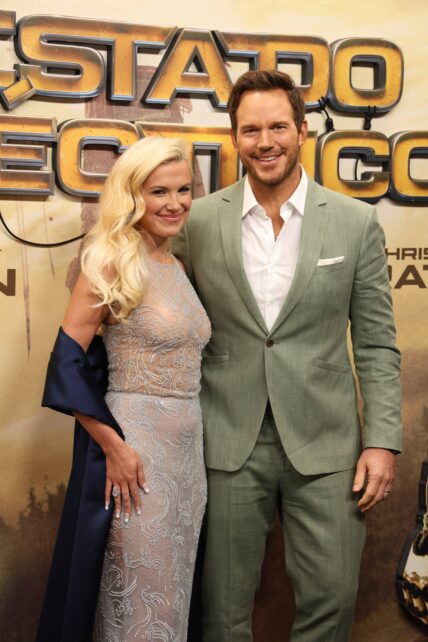 Millie Bobby Brown and Chris Pratt at European premiere of the film 'Estado Eléctrico'