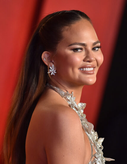 Chrissy Teigen at Vanity Fair Oscar Party 2024